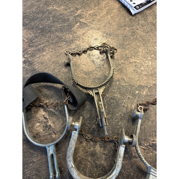 Lot If 5 Vintage Kids Spurs - Picture 3 of 13